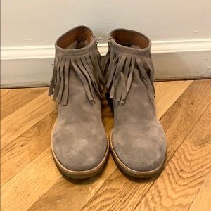 Kate Spade New York Fringe suede boots